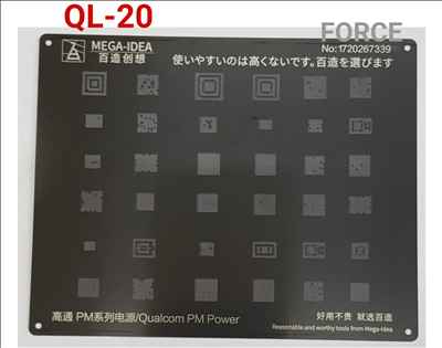  QL 20  Black Stencil 