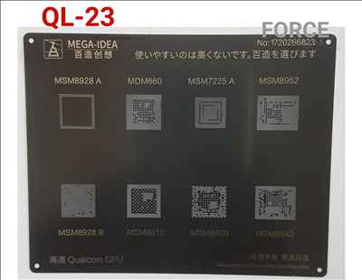  QL 23  Black Stencil 