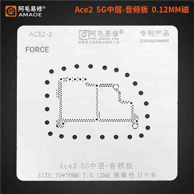 ACE2-2 STENCIL IC REBOILING PLATE 